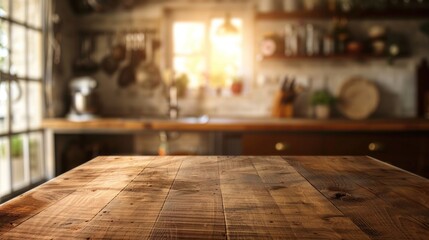 Rustic Brown Kitchen Island with Earthy Tones