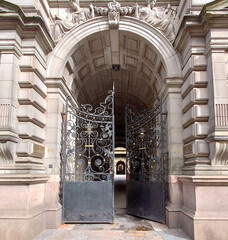 entrance to the palace