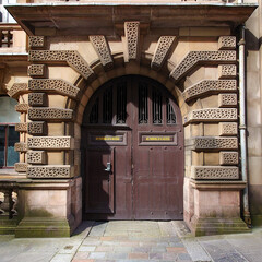 entrance to the temple