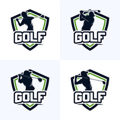 Set of Golf Logo badge template