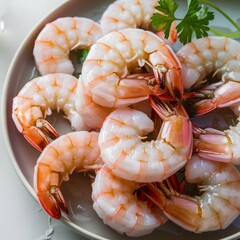 맛있는 새우 다발 , 새우구이 