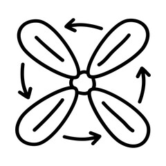 blower repairing of car service and repairing of doodle icon sets