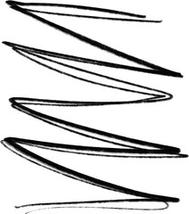 PNG Handdrawn Geometry Scribbles