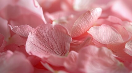 Enchanting Macro Backdrop with Delicate Assortment of Pink Flower Petals
