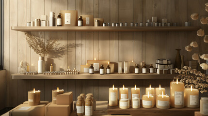 Scented Serenity: Contemporary Candle Boutique Delights
