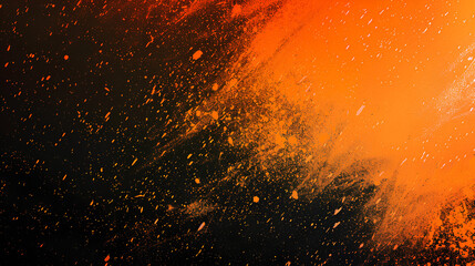 white orange black , empty space grainy noise grungy texture color gradient rough abstract background , shine bright light and glow template