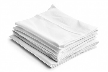 Napkins, isolated on white