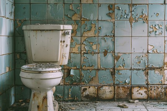 abandoned toilet