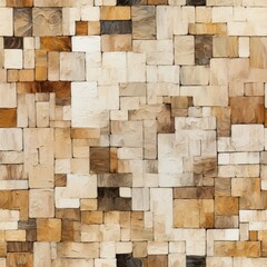 beige brown tiles texture square pattern, ai