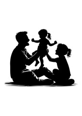 fathers day vector