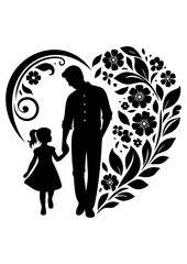 fathers day vector