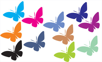 pattern with butterflies