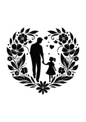 fathers day vector