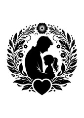 fathers day vector