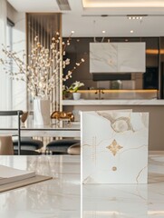 Luxury Real Estate Open House Elegant Flyer DesignClassy Interior Details