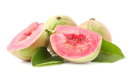 Guava isolated on transparent background Ai generated 