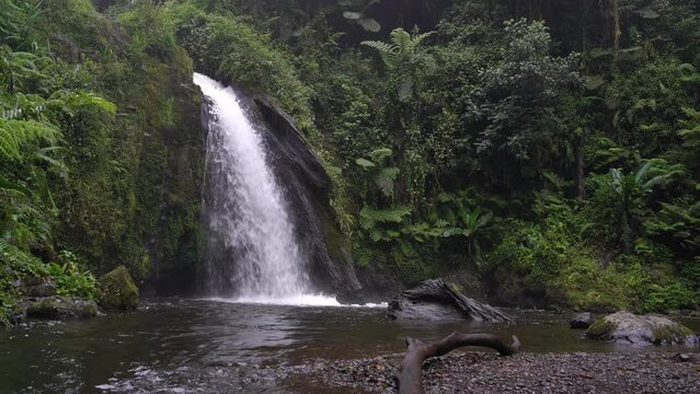 A small waterfall on Mount Kenya.