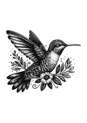 hummingbird vector