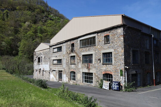 Le mus&eacute;e de la tannerie et du cuir, vue de l'ext&eacute;rieur, ville de Bort-Les-Orgues, d&eacute;partement de la Corr&egrave;ze, France