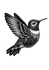 hummingbird vector
