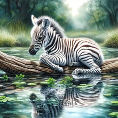 Obraz premium Zebra