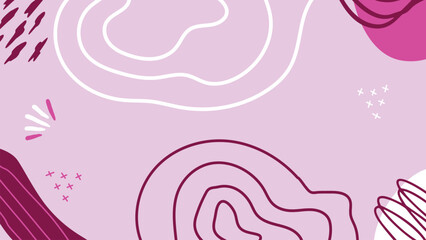 pattern with pink flowers