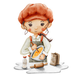 Cooking girl