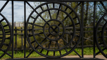 geometric design of the fence of a small bridge