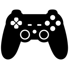  Gaming controller Silhouette vector illustration isolated white background .  © Sumondesigner_42