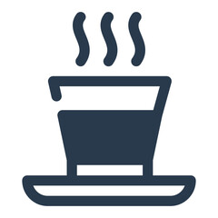 Americano Coffee Beverage Icon Illustration