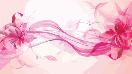 Pink festive banner for Womens Day Vector illustration