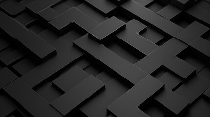 black isometric pattern background