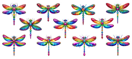Diamond dragonfly collection 