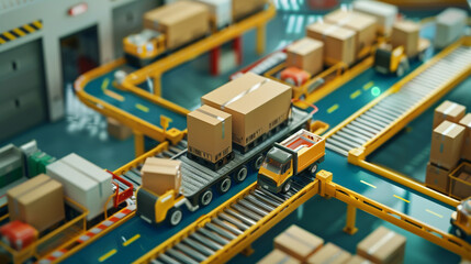 See a supply chain in motion, with products flowing seamlessly from manufacturer to consumer.