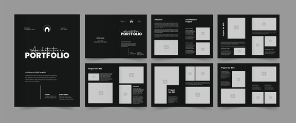 Business Portfolio Template and Architecture Portfolio Interior Portfolio Design