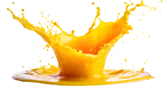 Illustration of juice splash