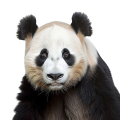 Fototapeta premium giant panda isolated on white