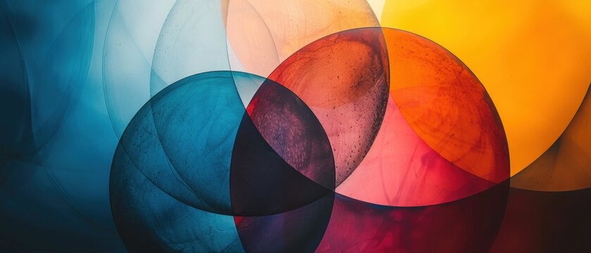 Overlapping circles creating a Venn diagram, highlighting the intersectionality and common ground between different perspectives.