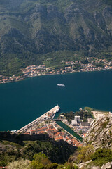 Aerial Perspective of Marine in Kotor Bay