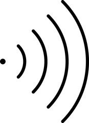 Wi-Fi Icon Vector. Wireless and wifi icon symbols and sign.