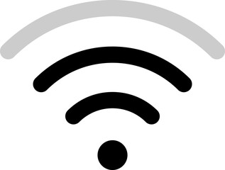 Wi-Fi Icon Vector. Wireless and wifi icon symbols and sign.