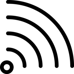 Wi-Fi Icon Vector. Wireless and wifi icon symbols and sign.