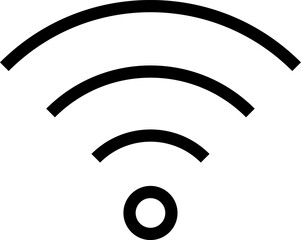 Wi-Fi Icon Vector. Wireless and wifi icon symbols and sign.