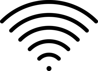 Wi-Fi Icon Vector. Wireless and wifi icon symbols and sign.