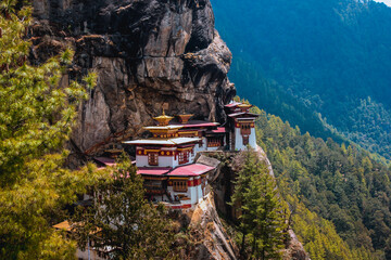 View of the Tiger's Nest monastery - Bhutan Travel and religion