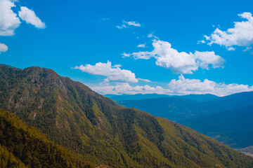 Obraz premium Beautiful Valleys in Bhutan with Mesmerising Views - Image