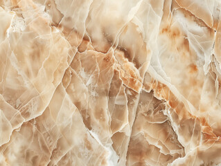 Quartz countertop texture in beige color with veins of light material giving expensive look to design of kitchen. Cracks on surface of organic stone adding depth and charm to elegant interior