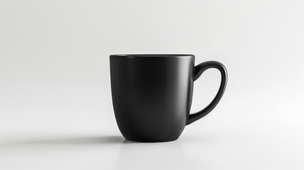 black coffee cup on white background - 797774148