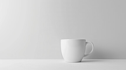 white coffee cup on white background - 797774184