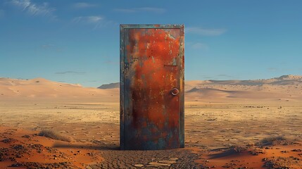 The Surrealism of the Desert Door: A Study in Contrast